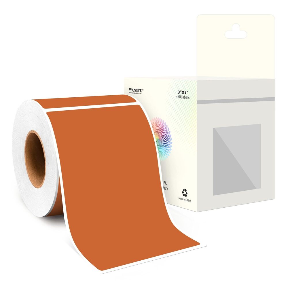 7015 3 x 5 Inch 250Pcs Rectangle Color Coding Stickers,Strong Adhesion Easy